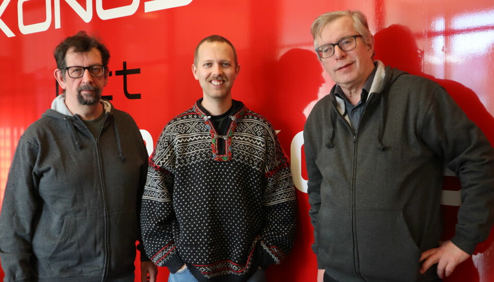Lars Ovlien (t.v.) og Øivind Roos (t.h) har besøk av Martin høgberget i denne utgaven av Kulturstreif.