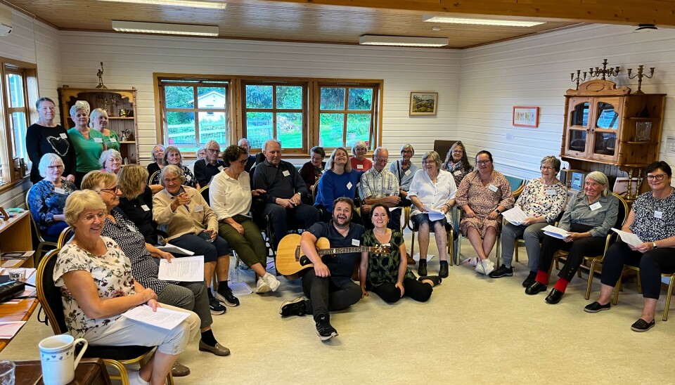 På onsdag kommer Kongsvinger demenskor til Skotterud bedehus. Korlederne Monika N. Walter og Håkon Hauer gleder seg til å presentere koret sitt på hjemmebane.