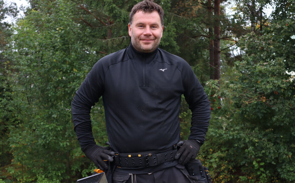 Ole Martin Slartmann (40) fra Eidskog lever ut drømmen gjennom OMSBYGG.