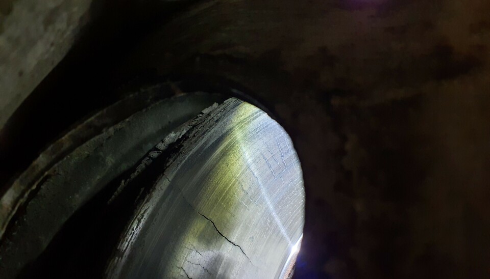 Denne sprukne bremseskiven var et av forholdene som Statens vegvesen reagerte på.