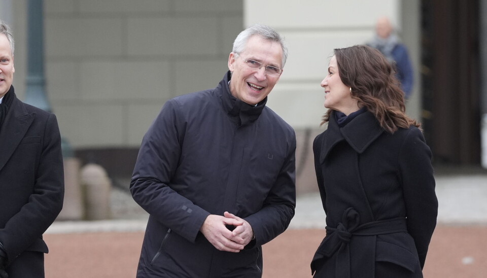 Jens Stoltenberg gjør comeback i norsk politikk og inntar rollen som finansminister. Her sammen med arbeids- og inkluderingsminister Tonje Brenna.