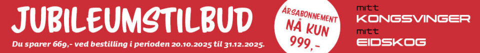 Jubileumstilbud annonse Jubileumstilbud annonse