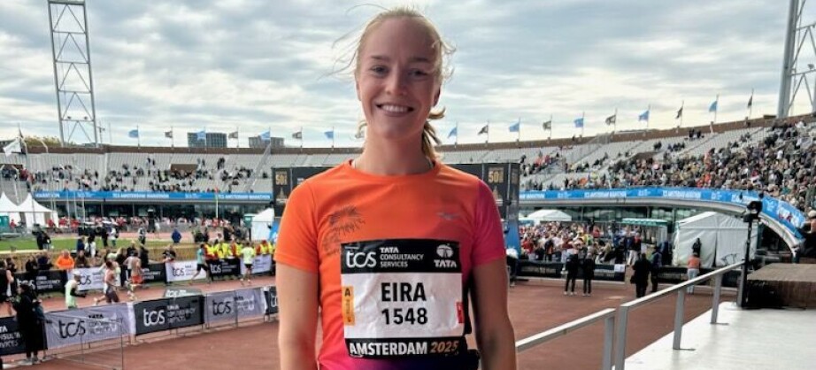 Imponerte i Amsterdam-maraton