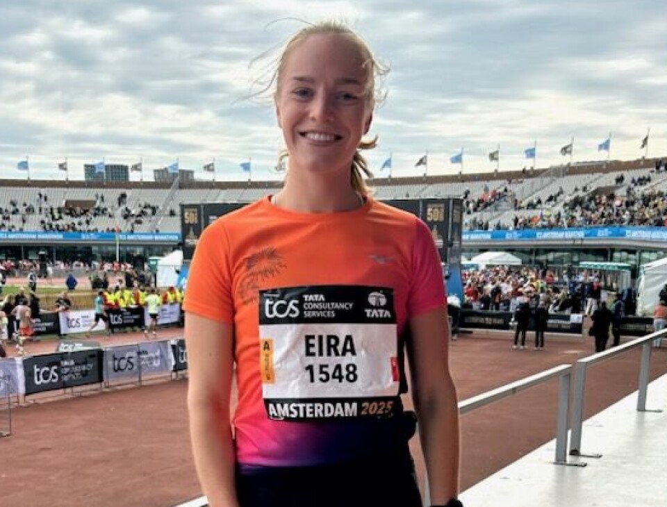Imponerte i Amsterdam-maraton