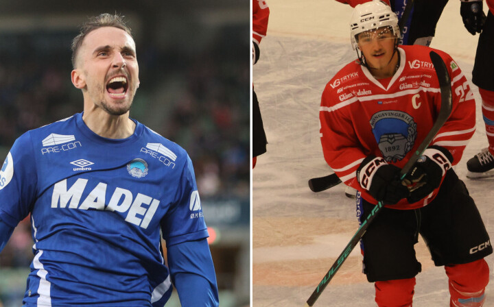 Fotball og ishockey spilles samtidig