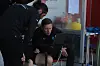 Johan wennberg studerte noen situasjoner fra første omgang før han gikk inn til pause.
