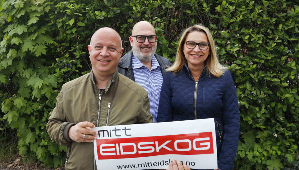 Redaktør Audun Bårdseth (f.v.), journalist Kjetil Hegge og markedskonsulent Elisabeth Sjørbotten.