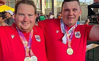 Gull i dobbel bowling i Special Olympics 2022