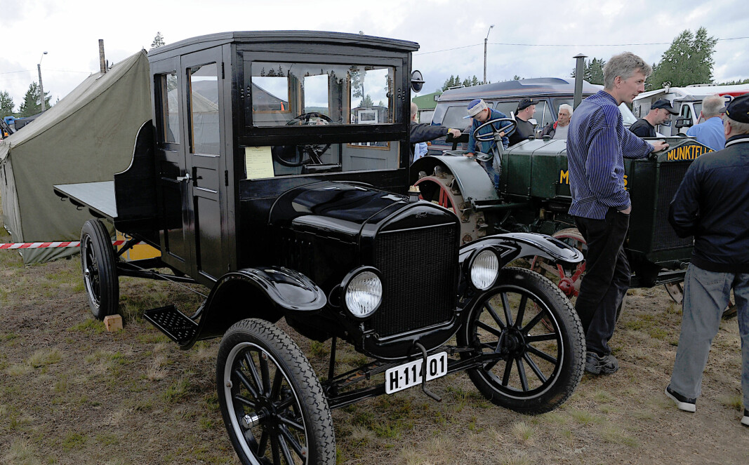 Ford modell 2 på besøk fra Seljord, 1926 modell og 20 hestekrefter.