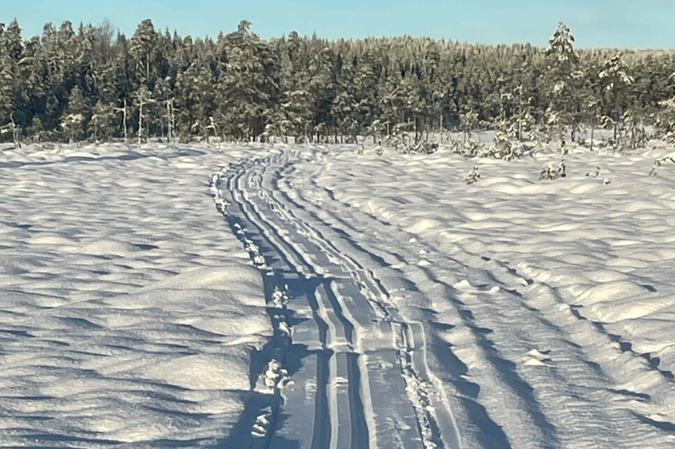 Skiløypene på Åkroken Vestfjeld er klare for den som ønsker seg en tur.