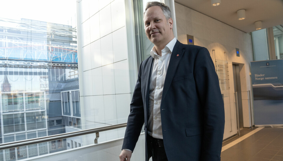 Samferdselsminister Jon-Ivar Nygård (Ap) i Samferdselsdepartementet.