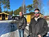 Thomas Langås (til høyre) og Kjell-Roger Andersen