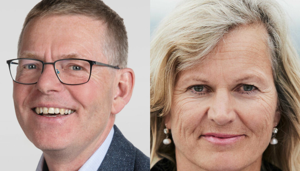 Jon Kristiansen regiondirektør NHO Innlandet og Kristin Krohn Devold administrerende direktør NHO Reiseliv.