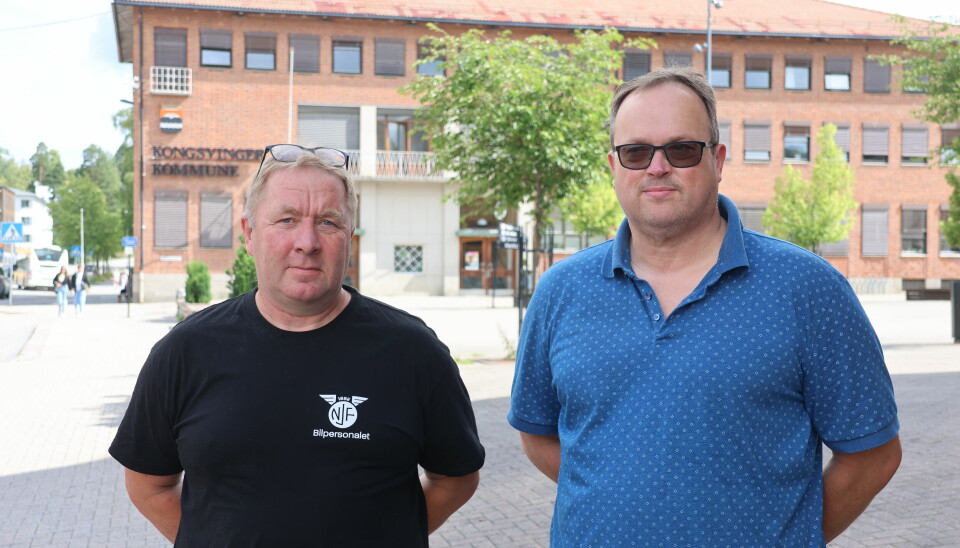 Even Jakobsen (t.v.) og Alf Tore Pedersen i Jernbaneforbundet i Innlandet har utarbeidet forslag til flere tiltak for et styrket kollektivtilbud i Kongsvinger-regionen.
