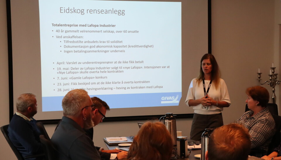 Hanne Rolsdorph orienterte formannskapet i Eidskog kommune om hva som skjer med Eidskog renseanlegg.