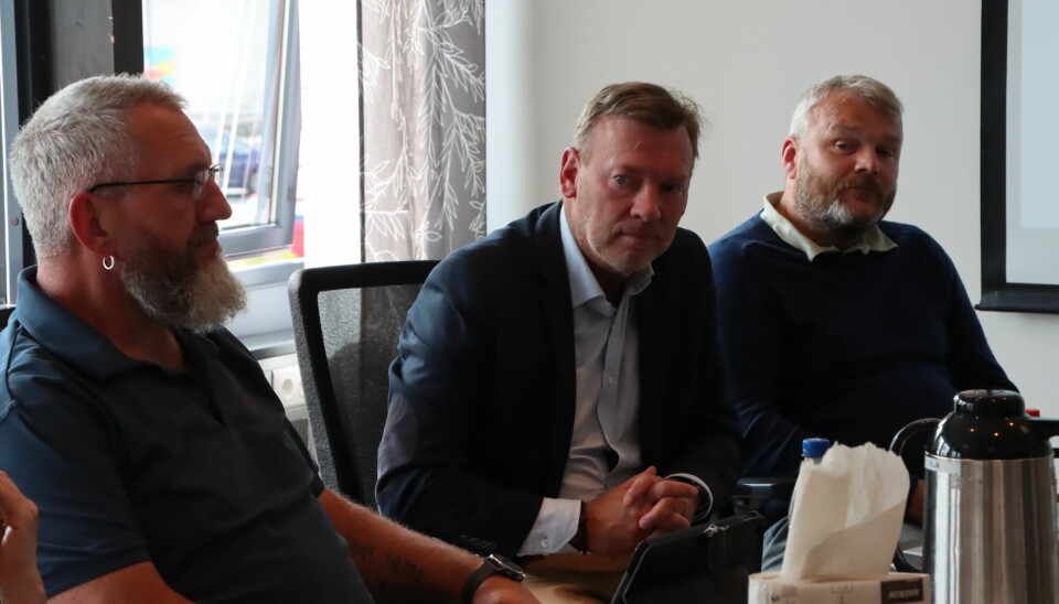 Rådmann Trond Stenhaug og virksomhetsleder for oppvekst og læring Nils Johansen tror staten må innta en større rolle om flyktningkrisen fra Ukraina fortsetter.